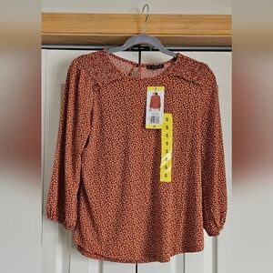 Adrianna Papell- Women's Orange Top